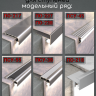 Теневой алюминиевый профиль для потолка, для скрытой LED подсветки, ПТС-204, серебро/мат 2,7м. фото 6 &mdash; graylux.ru