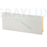 Плинтус напольный МДФ светло-серый К-26 Ликорн 80х16 мм фото 1 &mdash; graylux.ru