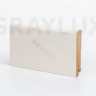 U102-100 мм КРЕМОВЫЙ (RAL 9010) напольный плинтус МДФ Deartio фото 1 &mdash; graylux.ru