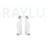 Торцевые элементы для плинтуса Aspro фото 1 &mdash; graylux.ru